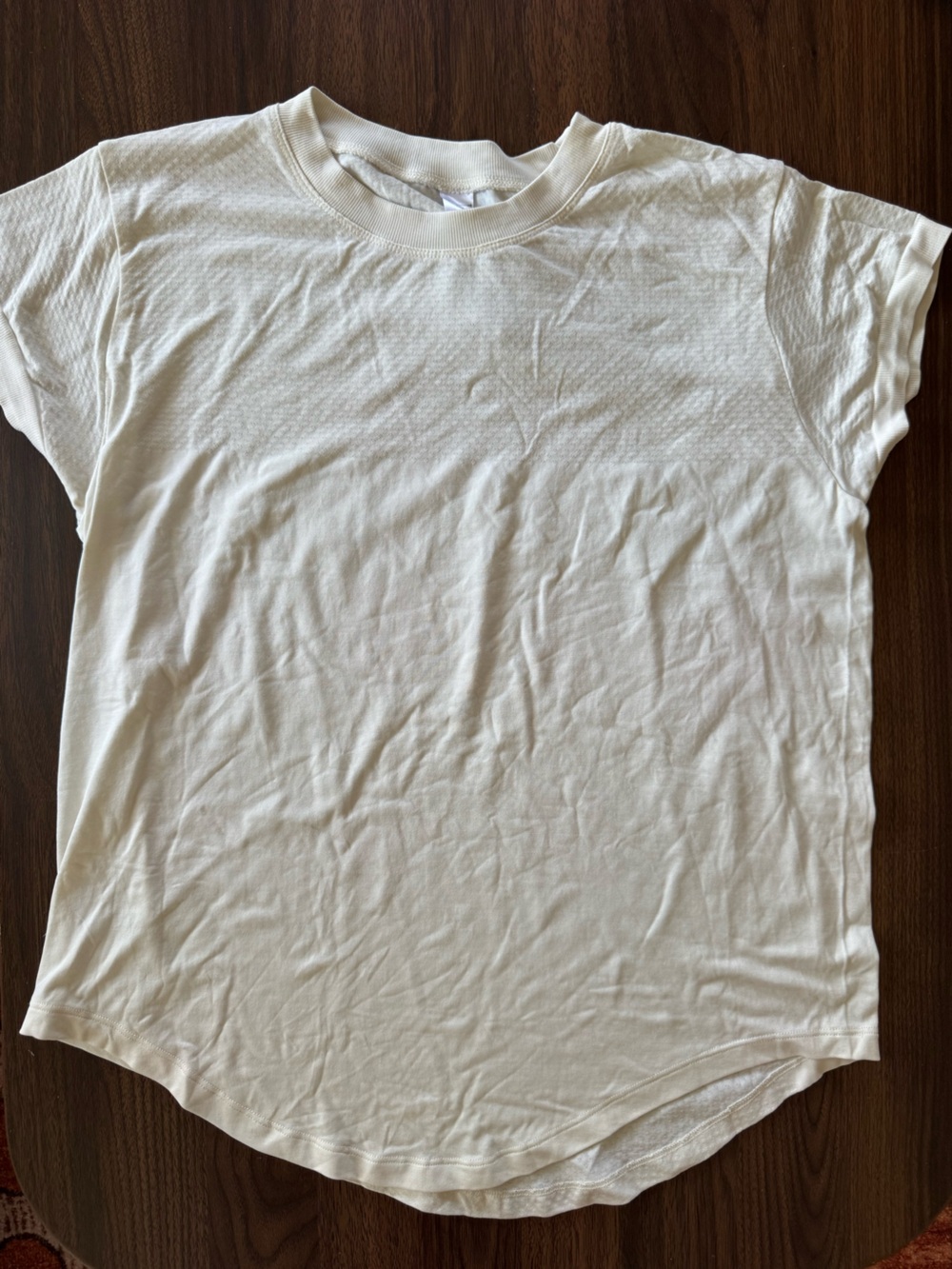 Varley Off-White Performance Tee L/XL